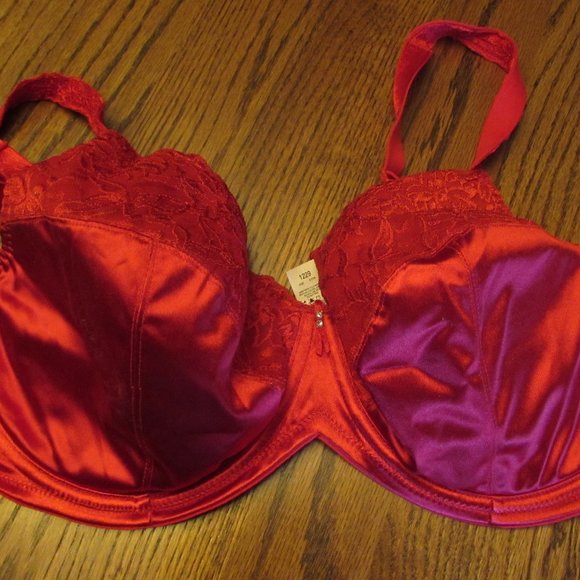 Just My Size Intimates & Sleepwear Just My Size Red Lace Trimmed